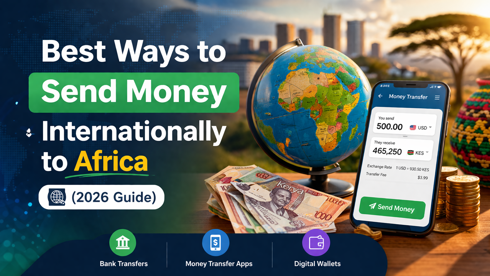 Best Ways to Send Money Internationally to Africa (2026 Guide) | Compare Live Exchange Rates